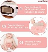 Comfheat Baby Colic Relief Belly Wrap, Flaxseed Heating Pad, 0-3 Years view 6