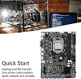 Oikabio B75 12 Card Mining Motherboard G620 CPU Fan Cable 12x USB3.0 LGA1155 view 4