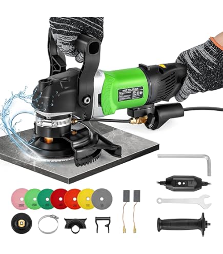 Wet Polisher + Diamond Polishing Pad Kit - Concrete Decor Store - View #4