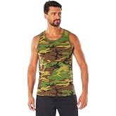 Rothco Tank Top | Men&rsquo;s Workout Muscle Gym Shirt, Bodybuilding Fitness Physical Training Sleeveless Pullover