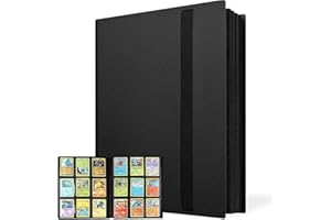 540 Pockets Trading Card Binder, 9 Pocket, 30 Pages Premium Double Side Pocket for Hockey Cards, Baseball, MTG, Yugioh, Busin