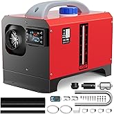Diesel Heater 12V, 8KW Diesel Air Heater with 5L/1.3Gal Fuel Tank, All-in-One Portable Diesel Parking Heater with Remote Cont