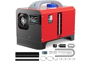 Diesel Heater 12V, 8KW Diesel Air Heater with 5L/1.3Gal Fuel Tank, All-in-One Portable Diesel Parking Heater with Remote Cont