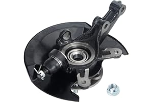 DOSKJOK Steering Knuckle Wheel Hub Bearing Assembly Front Right Passenger Compatible with Civic 2001 2002 L4 1.7L 14mm Hole 698-478