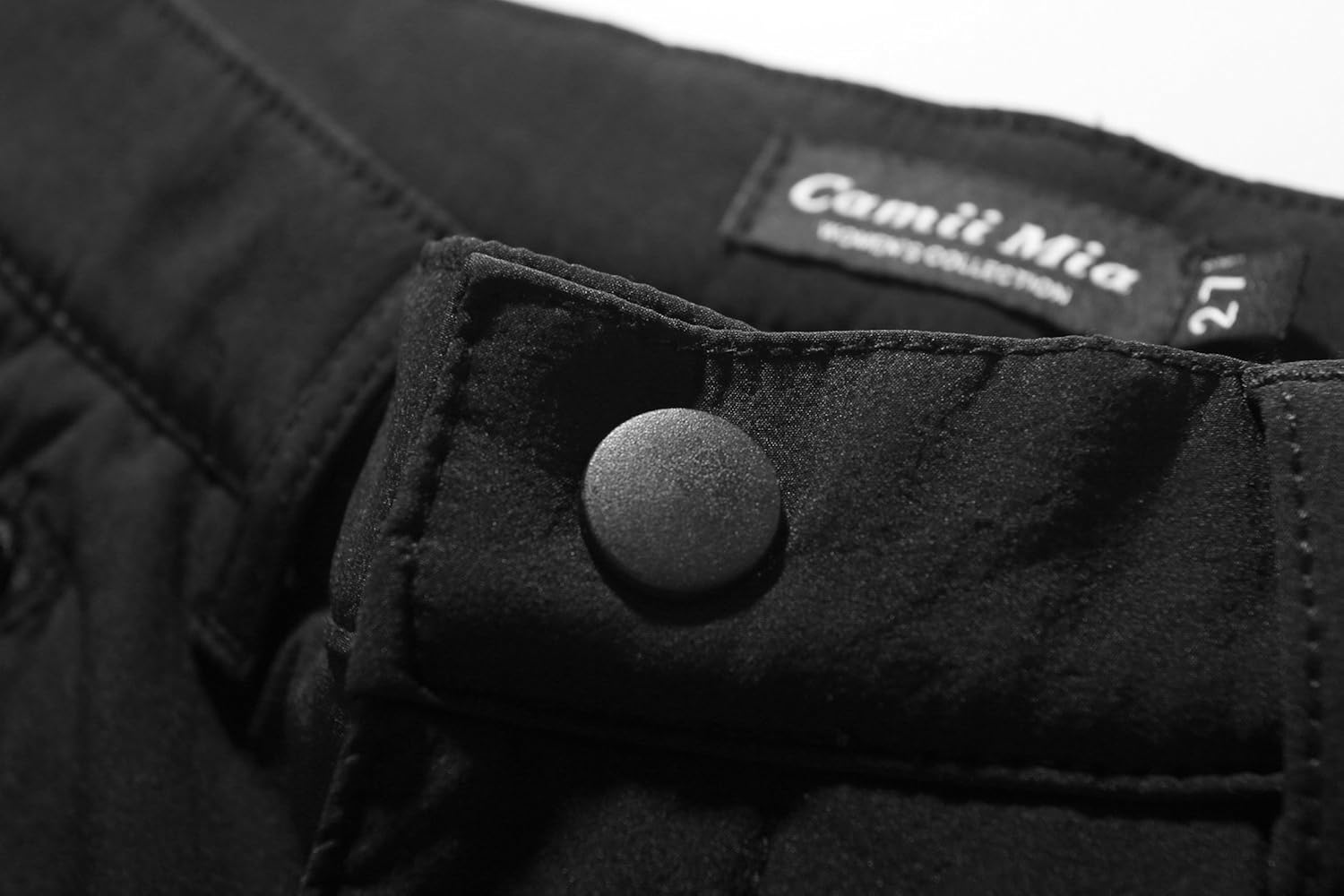 Camii Mia Women's Winter Slim Outdoor Windproof Water Resistant Fleece Hiking Skiing Snow Pants: Clothing