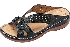 Wamejoo Womens Sandals Comfortable Dressy Wedge Platform Sandalias Women Slip on Shoes Sandals Dressy Summer Casual