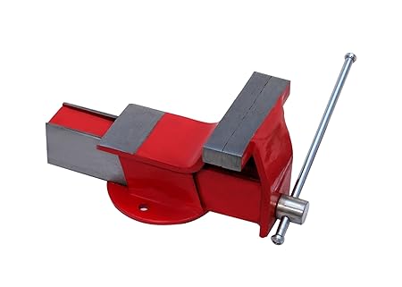 MK Vices Germany base (8inches) heavy professional Steel Bench Vice Fabricated (203mm), fix Base