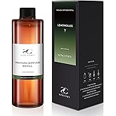 SOXCOMFY Diffuser Oil Luxury Essential Oils for Diffuser Refill & Air Freshener,Long-Lasting Natural Home Fragrance and Hotel Scent for Diffusers - 8.45 Fl.oz(250ml), Lemongrass