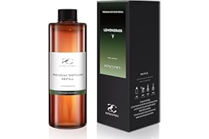 SOXCOMFY Diffuser Oil Luxury Essential Oils for Diffuser Refill & Air Freshener,Long-Lasting Natural Home Fragrance and Hotel Scent for Diffusers - 8.45 Fl.oz(250ml), Lemongrass