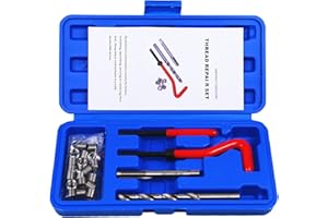 BestsQ 25pcs Thread Repair Kit M8 x 1.0mm Metric Thread Repair Insert Kit Compatible Hand Tool Set for Auto Repairing (M8-1.0)