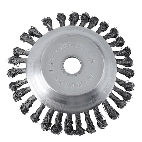 Wildkrautbürste Unkrautbürste für Motorsense Freischneider 25,4 x 200 mm