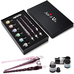 Joi-Fun Glass Dip Pen and Ink Set, Glass