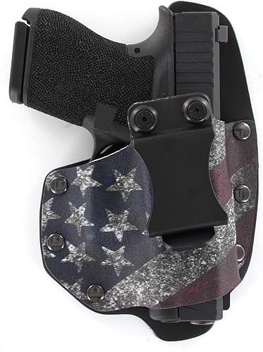 Infused Kydex USA Slanted Flag IWB Hybrid Concealed Carry Holsters