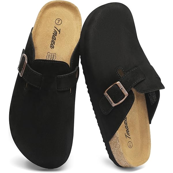 Amazon.com | COMFORTFUSSE Capri 100% Genuine Leather Clog +  display picture 3