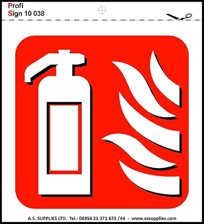 Salute E Sicurezza Segni Simboli Adesivi Igienica Cctv Wifi Di Emergenza Attenzione 10 Cm X 10 Cm Estintore Amazon It Fai Da Te
