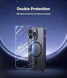 JUESHITUO for iPhone 16 Pro Max Case with 1X Screen