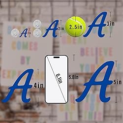 Llewyn 380 Pieces 10 Sheets Letter Stickers,Self
