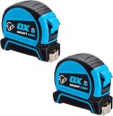OX Tools Pro Dual Auto Lock Tape Twinpack 8m 26ft Blue OX-P505488 view 11
