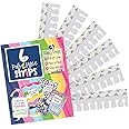 Pull & Place Snap-in Adhesive Strips (Pack of 6) | Designed to fit The Denise Albright Reminder Binder, Gratitude Finder and Budget Binder Spiral-Bound Planners
