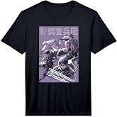 Mens Attack on Titan Group Shot Scout Regiment Anime Epic Poster Performance T-Shirt