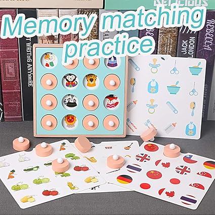 Amazon Achicoo 学習ゲーム 記憶 トレーニング マッチング ペアゲーム 教育 インタラクティブ玩具 子供 脳トレ 学習ゲーム おもちゃ