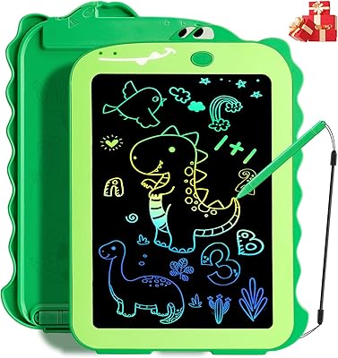 Teriph LCD Writing Tablet for Kids, Colorful Toddlers Toys Drawing Board, Educational Kid Toys, Doodle Pad Dinosaur Toy for 3 4 5 6 7 8 Year Old Boys Girls Birthday Party Christmas Gifts,8.5inch
