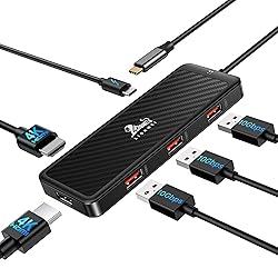 LIONWEI USB C Docking Station Dual Monitor HDMI