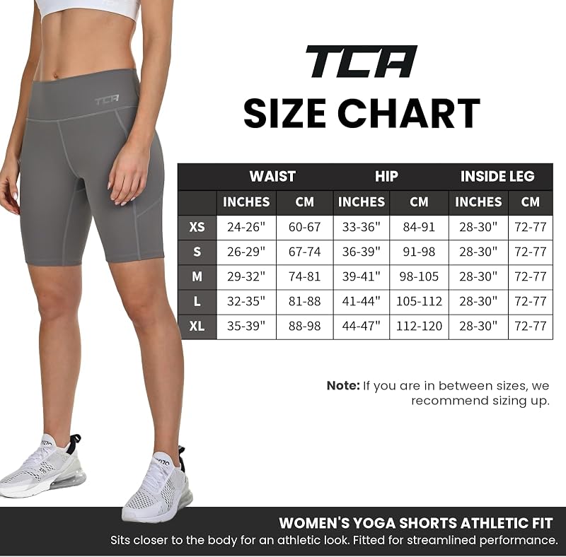 Mallas Cortas Mujer - Short Deportivo Mujer Cintura Alta y Control de Abdomen - 2 Bolsillos Laterales Abiertos - Mallas Cortas de Ciclismo Correr y Gym - Negro, XS