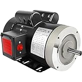 1.5HP General Electric Motor Single Phase 1750RPM 115/230V CW/CCW TEFC | Shaft Diameter 5/8",Shaft Length 1.88" 56C Frame AC Motor