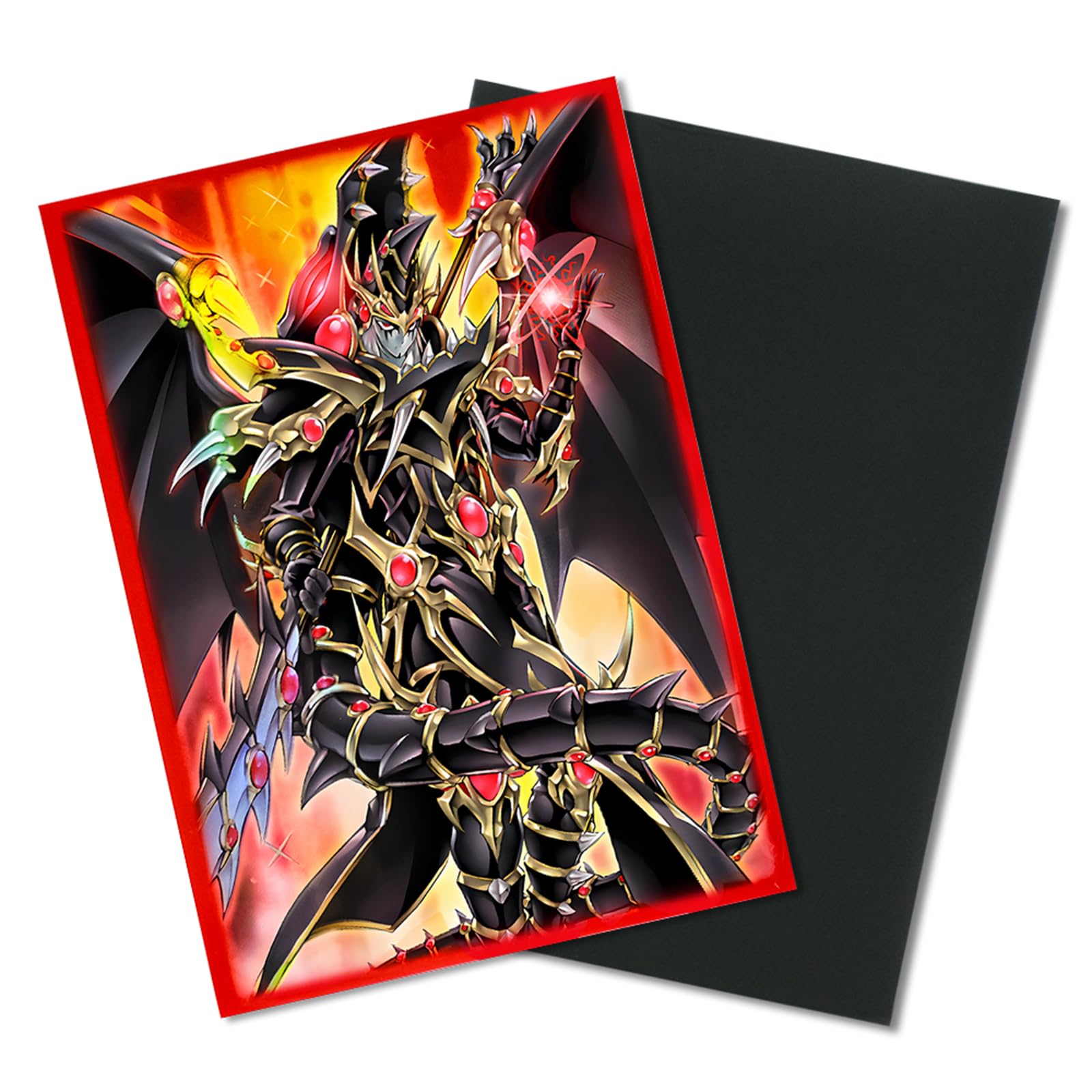50 PCS Art Card Sleeves HD Printed Anime Card Sleeves for YGO 63 mm X 90 mm Protective Card Sleeves in Japanese Size Trading Card Sleeves