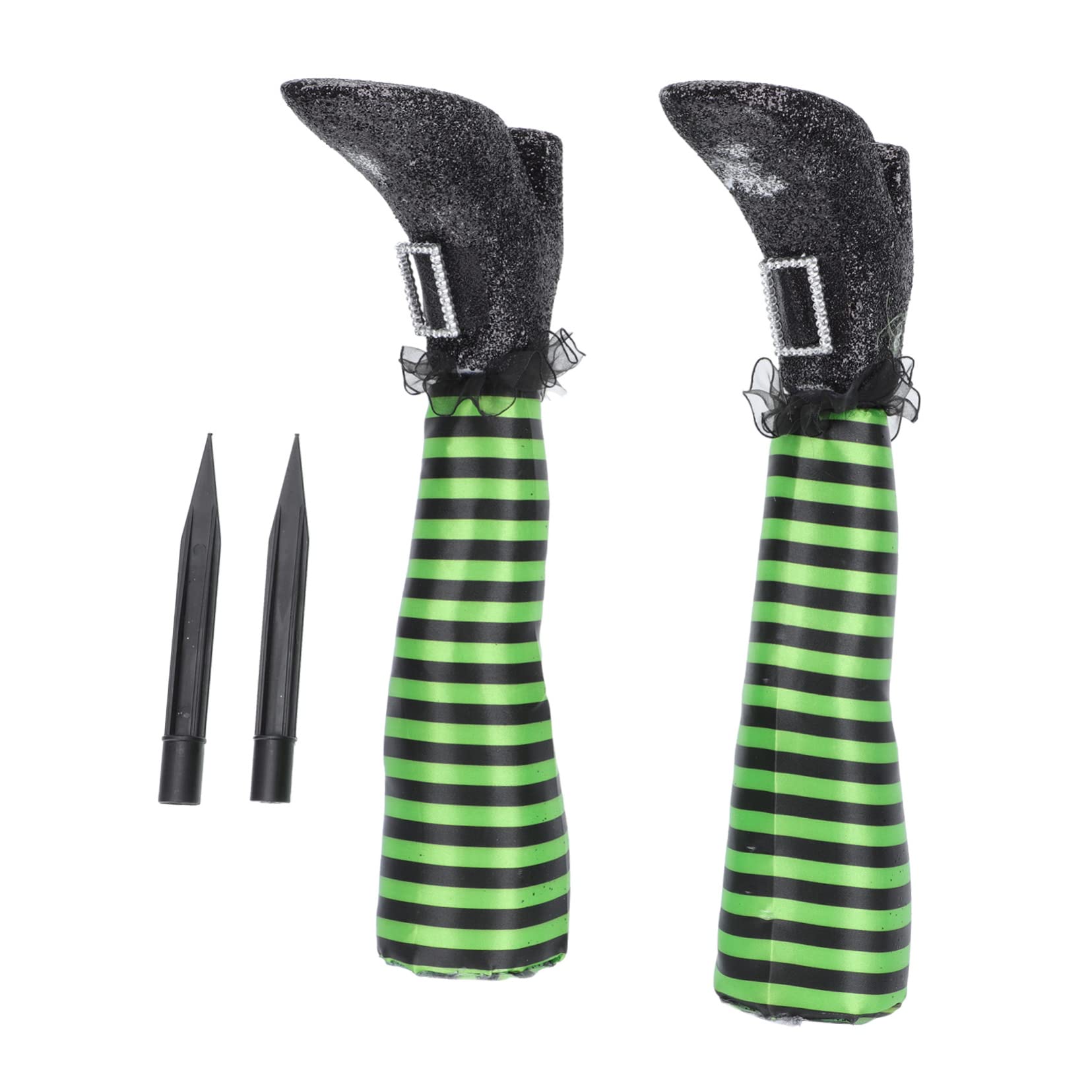 OFFSCH Halloween Witch Legs Decorations Scary Garden Props for Outdoor Halloween Decor Eye-catching Lawn Decoration Material for Reuse for Porches and Flower Beds