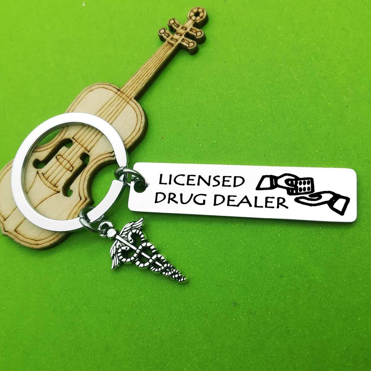 Baipilu Appreciation Gift Keyring Funny Pharmacist Gifts Keyring Keychain Thank You Gift for Pharmacists Christmas Birthday Graduation Retirement Gifts for Pharmacist - Image 4