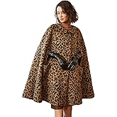 BEAUTELICATE Women Wool Blend Cape Slit Sleeve 2 Pockets Turn Down Collar Elegant Poncho