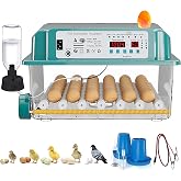 CoInceptus 36 Eggs Incubators for Hatching Eggs,Egg Incubator with 4 Automatic Incubate Mode,Chicken Incubator with Automatic Egg Turning Humidity Display,Quail Egg Incubator with Egg Candle