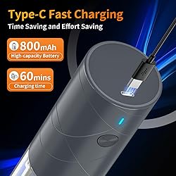 2Pack Electric Salt and Pepper Grinder Set USB