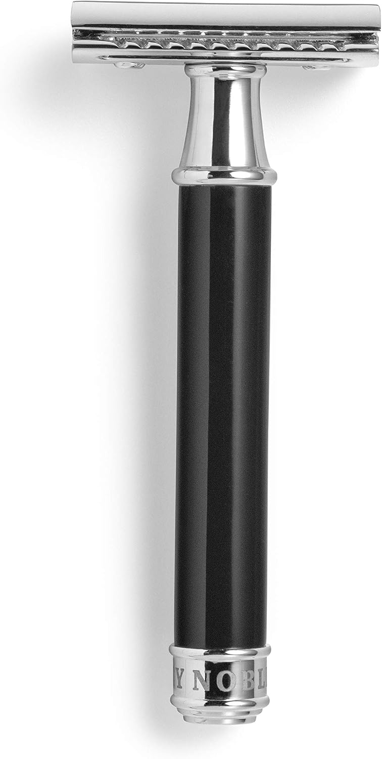 Percy Nobleman Safety Razor. No blades included, Black - Image 3