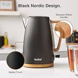 VonShef Fika Kettle and Toaster Set Nordic Cream Wood 1.7L 2 Slice 6 Browning view 6
