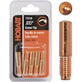 Hobart .035 in MIG Contact Tips for Miller/Hobart Guns | MIG contact tips, .035 in; brass; fits Miller and Hobart MIG welding guns