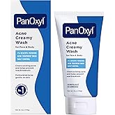 PanOxyl Antimicrobial Acne Creamy Wash, 4% Benzoyl Peroxide, 6 Ounce