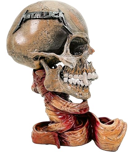 Amazon.com: Nemesis Now Metallica Sad But True Skull, Pushead