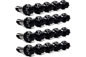 VERITEK PERFORMANCE Set of 20 Veritek 14x1.5mm Black OE 2.75 Inch 45mm Shank Length 17mm Star Hex Black Ball Seat Wheel Lug Bolts for Mercedes Factory Wheels VPE-14151809CFBK