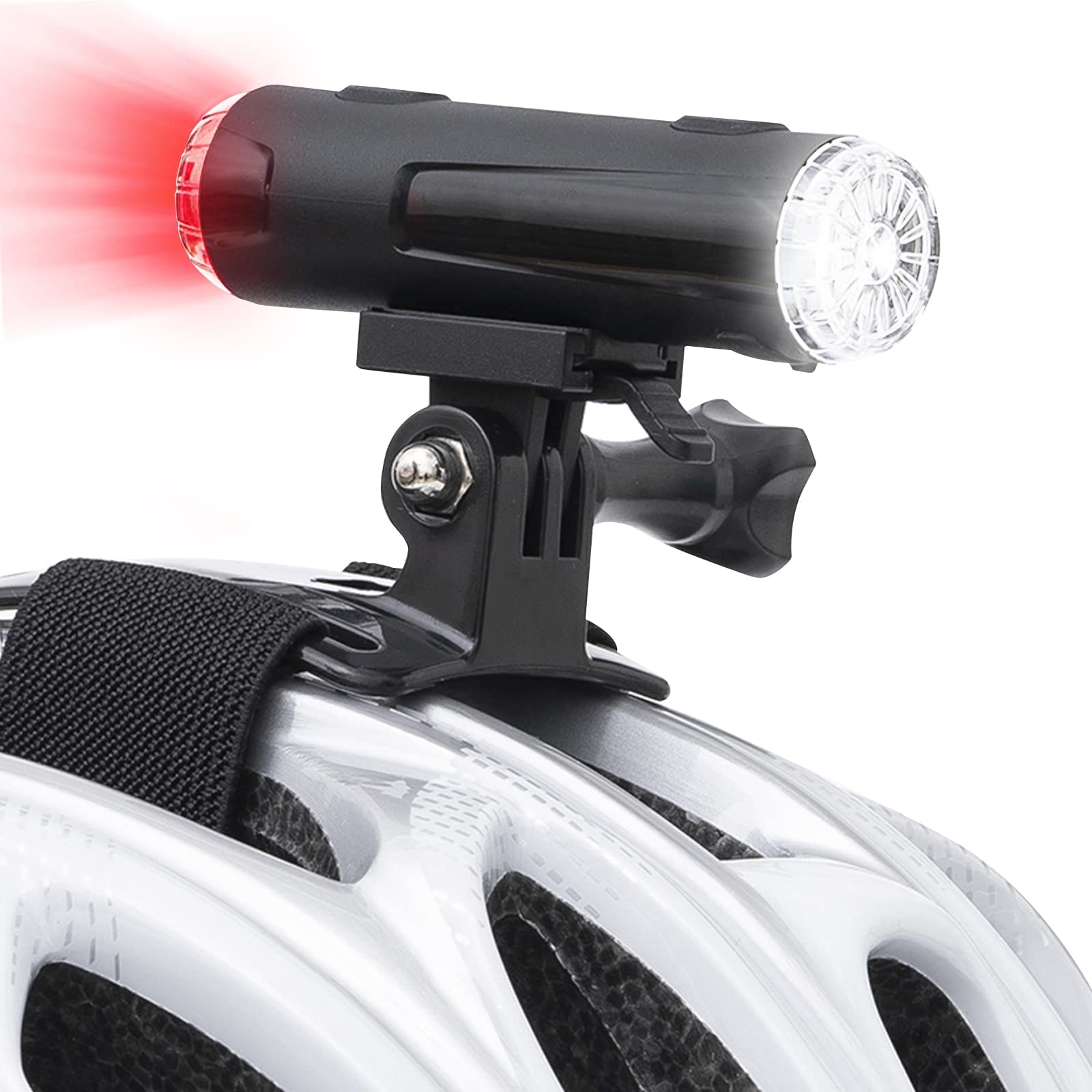 Photo 1 of ***(PARTS ONLY/ NON FUNCTIONAL)***
JINKEY Bike Helmet Light Front and Rear Rechargeable LED Bicycle Light IP66 Waterproof Headlight 5 Warning Light Modes with Bracket Mount for Night Safety Riding