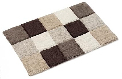 Generic Swiss Home Cotton Square Door Mat - 50x80x2cm, Brown