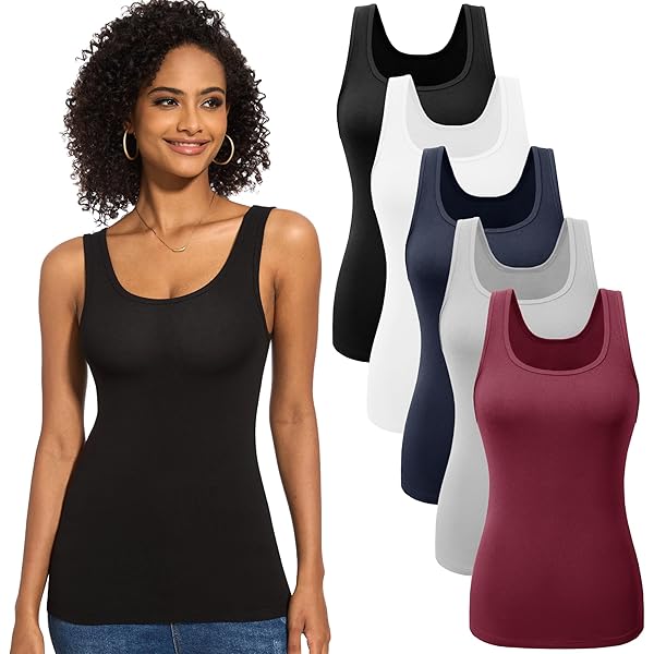 【non】 Amazon.com: No Boundaries Juniors Scoop Neck Tank Top (US