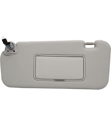 Left Driver Side Sun Visor With Mirror For 2006-2008 Nissan Murano - Beige, Replacement Part #96401-CC22B