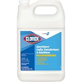 CloroxPro Anywhere Daily Disinfectant Food Sanitizer Refill, 128 fl. oz. | No-Rinse Contact Sanitizer, Food-Safe, Kills 99.9 Percent of Germs, Restaurant-Grade, Kitchen Sanitizing Spray, Refill