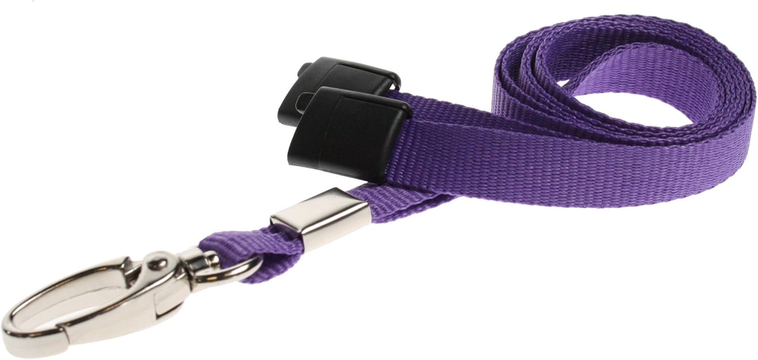 Customcard ltd® Holder and Lanyard Neck Strap with Lobster Metal Clip for ID Badge ID Card, Staff Card - Image 3