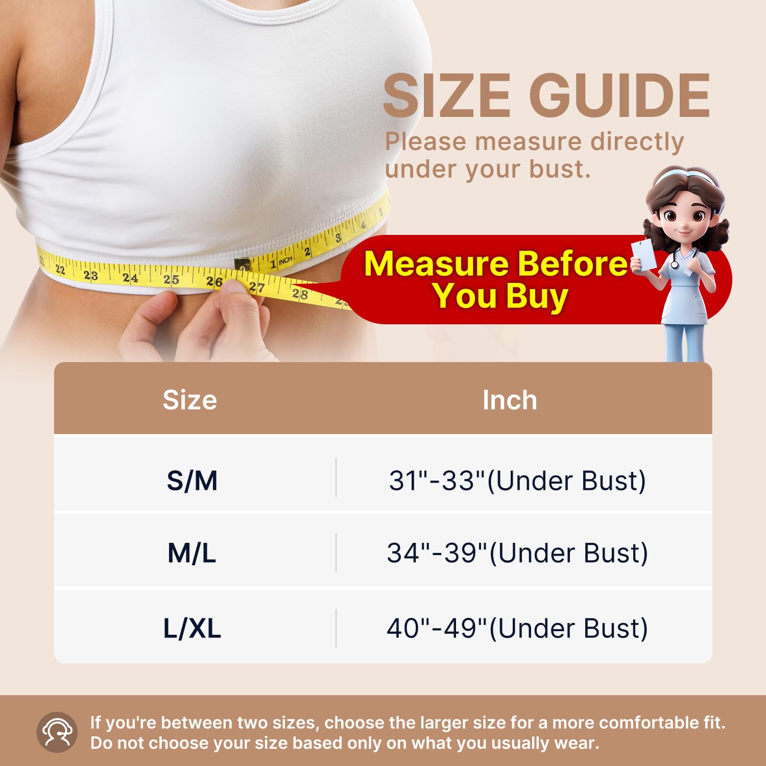 Fit Geno Posture Corrector for Women Invisilite: Invisible Lightweight Back Brace for Neck Shoulder & Upper Back Pain Relief - Improve Posture Correct Hunchback Slouching Under Clothes Medium