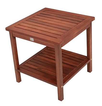 Gartentische Garten Terrasse Beistelltisch Cabana Gartentisch 45x45 Garten Tisch Ablage Wetterfest Eukalyptus Patronlarinensesindeyiz Org