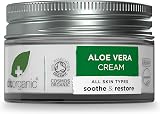Dr Organic Aloe Vera Cream Soothing All Skin Types 50ml Cosmos Organic view 5